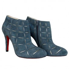 Christian Louboutin Globe 100mm Stiefeletten Blau Christian Louboutin Globe 100mm Stiefeletten Blau