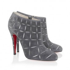 Christian Louboutin Globe 100mm Stiefeletten Grau Christian Louboutin Globe 100mm Stiefeletten Grau