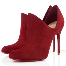 Christian Louboutin Dugueclina 100mm Stiefeletten Rot Christian Louboutin Dugueclina 100mm Stiefeletten Rot
