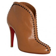 Christian Louboutin Catch Me 100mm Stiefeletten Braun Christian Louboutin Catch Me 100mm Stiefeletten Braun