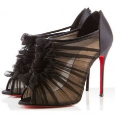 Christian Louboutin Canonita 100mm Stiefeletten Schwarz Christian Louboutin Canonita 100mm Stiefeletten Schwarz