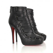 Christian Louboutin Nitoinimoi Bandage 120mm Stiefeletten Schwarz Christian Louboutin Nitoinimoi Bandage 120mm Stiefeletten Schwarz