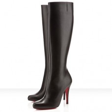 Christian Louboutin Bourge 100mm Stiefel Schwarz Christian Louboutin Bourge 100mm Stiefel Schwarz