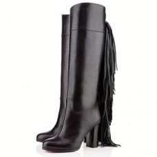 Christian Louboutin Glamafrange 80mm Stiefel Schwarz Christian Louboutin Glamafrange 80mm Stiefel Schwarz