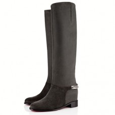 Christian Louboutin Cate 40mm Stiefel Grün Christian Louboutin Cate 40mm Stiefel Grün