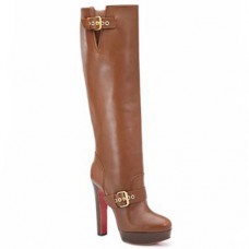 Christian Louboutin Harletty 140mm Stiefel Braun Christian Louboutin Harletty 140mm Stiefel Braun