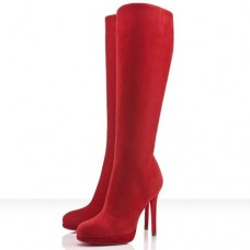 Christian Louboutin New Simple Botta 120mm Stiefel Rot Christian Louboutin New Simple Botta 120mm Stiefel Rot
