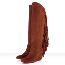 Christian Louboutin Pouliche 80mm Stiefel Braun Christian Louboutin Pouliche 80mm Stiefel Braun