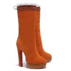 Christian Louboutin Step N Roll 140mm Stiefel Braun Christian Louboutin Step N Roll 140mm Stiefel Braun