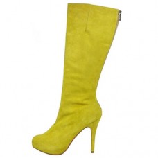 Christian Louboutin Simple Botta 100mm Stiefel Gelb Christian Louboutin Simple Botta 100mm Stiefel Gelb