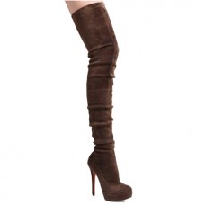 Christian Louboutin Gazolina 140mm Stiefel Braun Christian Louboutin Gazolina 140mm Stiefel Braun