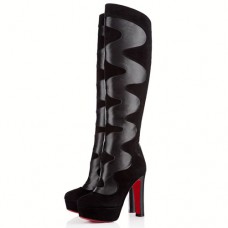 Christian Louboutin Psycho 120mm Stiefel Schwarz Christian Louboutin Psycho 120mm Stiefel Schwarz