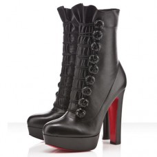Christian Louboutin Chasseresse 140mm Stiefel Schwarz Christian Louboutin Chasseresse 140mm Stiefel Schwarz