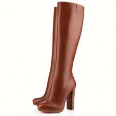 Christian Louboutin MiraBelle 120mm Stiefel Braun Christian Louboutin MiraBelle 120mm Stiefel Braun