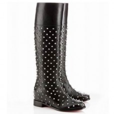 Christian Louboutin Meneboot 40mm Stiefel Schwarz Christian Louboutin Meneboot 40mm Stiefel Schwarz