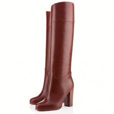 Christian Louboutin Dartata 80mm Boots Chocolate Christian Louboutin Dartata 80mm Boots Chocolate