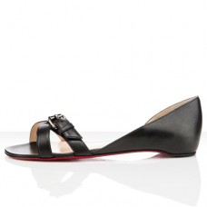 Christian Louboutin Atalanta Sandalen, flach, schwarz Christian Louboutin Atalanta Sandalen, flach, schwarz