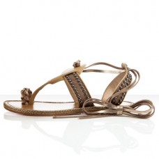 Christian Louboutin Hola nina flache Sandalen Kamel Christian Louboutin Hola nina flache Sandalen Kamel