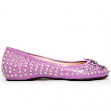 Christian Louboutin Big Kiss Ballerinas mit Nieten, Rose Christian Louboutin Big Kiss Ballerinas mit Nieten, Rose