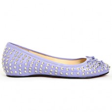 Christian Louboutin Big Kiss Ballerinas mit Nieten, Parme Christian Louboutin Big Kiss Ballerinas mit Nieten, Parme