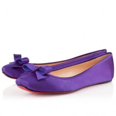 Christian Louboutin Boudoir Satin Ballerinas Parme Christian Louboutin Boudoir Satin Ballerinas Parme