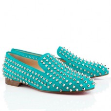 Christian Louboutin Rolling Spikes Loafers Caraibes Christian Louboutin Rolling Spikes Loafers Caraibes