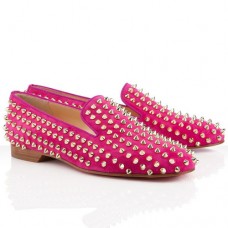 Christian Louboutin Rolling Spikes Loafers Rose Matador Christian Louboutin Rolling Spikes Loafers Rose Matador