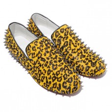 Christian Louboutin Rolling Spikes Loafer Gelb Christian Louboutin Rolling Spikes Loafer Gelb
