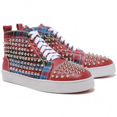 Christian Louboutin Louis Spikes Sneakers Rot Christian Louboutin Louis Spikes Sneakers Rot
