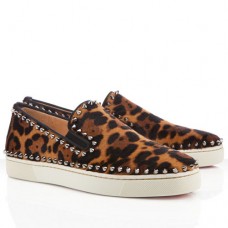 Christian Louboutin Pik Bootssandalen Leopardenmuster Christian Louboutin Pik Bootssandalen Leopardenmuster