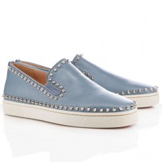 Christian Louboutin Pik Bootssandalen Hellgrau Christian Louboutin Pik Bootssandalen Hellgrau