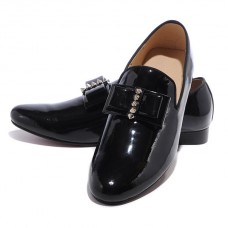 Schwarzer Christian Louboutin Louvre Loafer Schwarzer Christian Louboutin Louvre Loafer