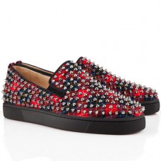 Christian Louboutin Roller Boat Loafers Rot Christian Louboutin Roller Boat Loafers Rot