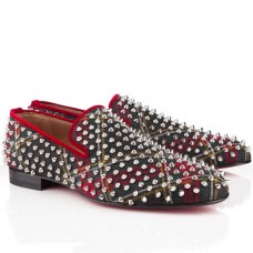 Christian Louboutin Rollerboy Spikes Loafer Rot Christian Louboutin Rollerboy Spikes Loafer Rot