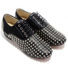 Schwarzer Christian Louboutin Fred Spikes Loafer Schwarzer Christian Louboutin Fred Spikes Loafer