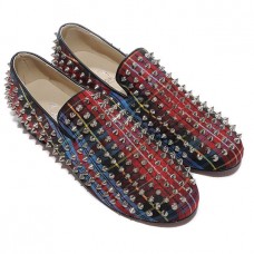 Christian Louboutin Rollerboy Spikes Loafer Rot Christian Louboutin Rollerboy Spikes Loafer Rot