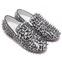 Christian Louboutin Rollerboy Spikes Loafer Weiß Christian Louboutin Rollerboy Spikes Loafer Weiß