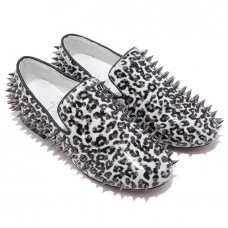 Christian Louboutin Rollerboy Spikes Loafer Weiß Christian Louboutin Rollerboy Spikes Loafer Weiß