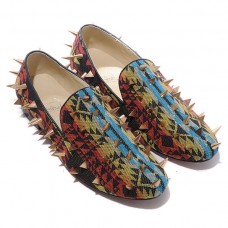 Christian Louboutin Rollerboy Spikes Loafer, mehrfarbig Christian Louboutin Rollerboy Spikes Loafer, mehrfarbig