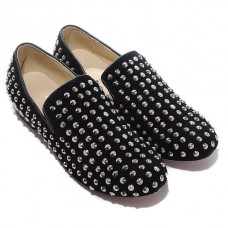 Schwarzer Christian Louboutin Rollerboy Spikes Loafer Schwarzer Christian Louboutin Rollerboy Spikes Loafer