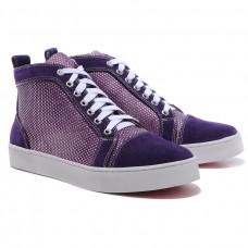 Christian Louboutin Louis Strass-Sneaker Parme Christian Louboutin Louis Strass-Sneaker Parme