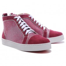 Christian Louboutin Louis Strass-Sneaker Rot Christian Louboutin Louis Strass-Sneaker Rot