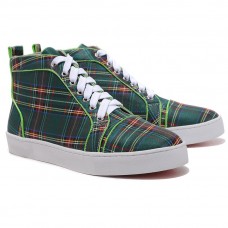 Christian Louboutin Louis TarTaupe Sneakers Grün Christian Louboutin Louis TarTaupe Sneakers Grün