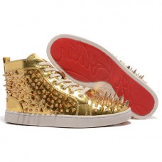 Christian Louboutin Louis Pik Pik Sneakers Gold Christian Louboutin Louis Pik Pik Sneakers Gold