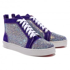 Christian Louboutin Louis Strass Sneakers Parme Christian Louboutin Louis Strass Sneakers Parme