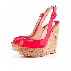 Christian Louboutin Une Plume 140 mm Wedges Rose Paris Christian Louboutin Une Plume 140 mm Wedges Rose Paris