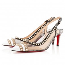 Christian Louboutin Manovra 80mm Sandalen Weiß
