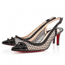 Christian Louboutin Manovra 80mm Sandalen Schwarz
