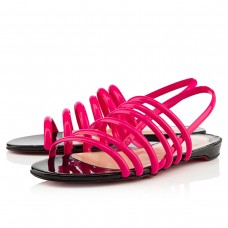 Christian Louboutin Vildo Sandalen Rose Matador/Schwarz Christian Louboutin Vildo Sandalen Rose Matador/Schwarz