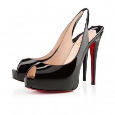 Christian Louboutin Flo 120mm Slingbacks Schwarz Christian Louboutin Flo 120mm Slingbacks Schwarz
